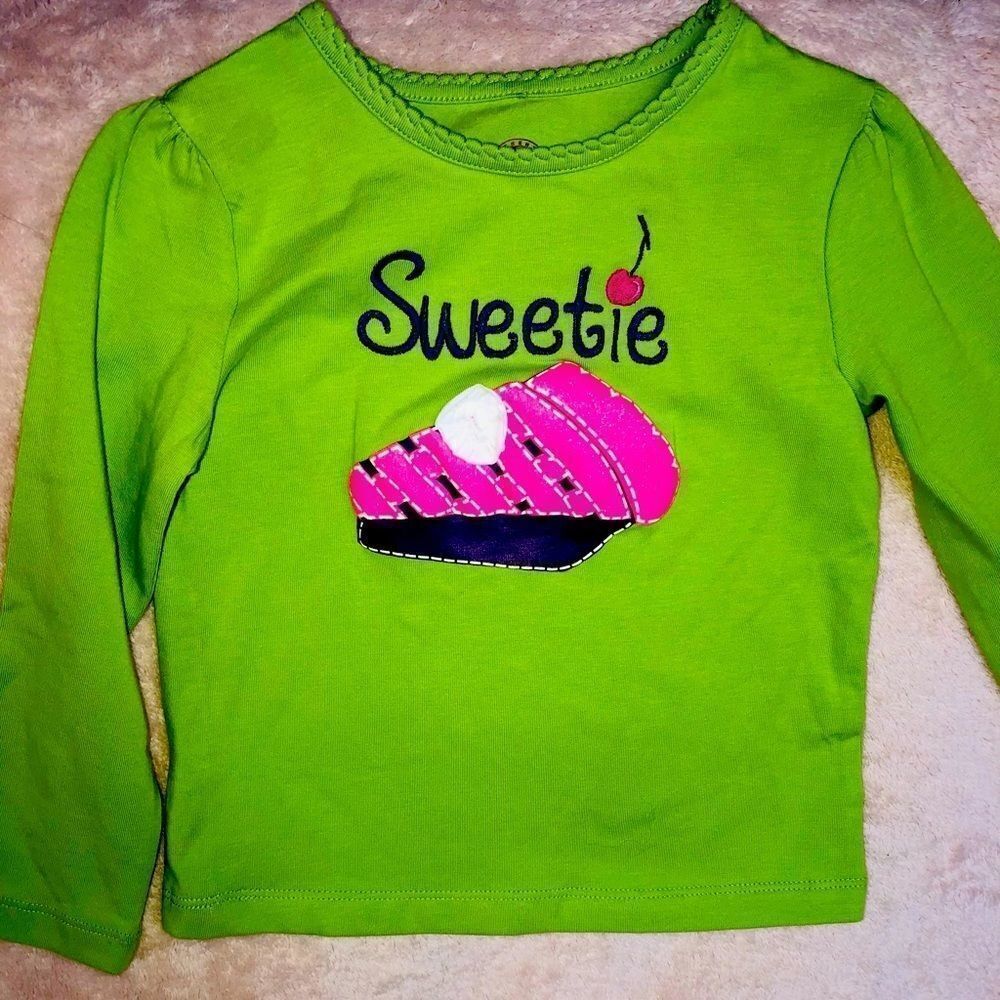 NWOT Girls 2T J. Khaki Long Sleeve Cutie Pie Shirt